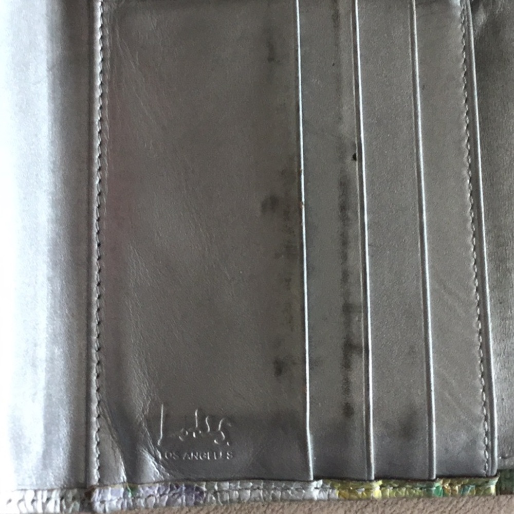 Lodis silver with floral scape wallet - Picture 4 of 4